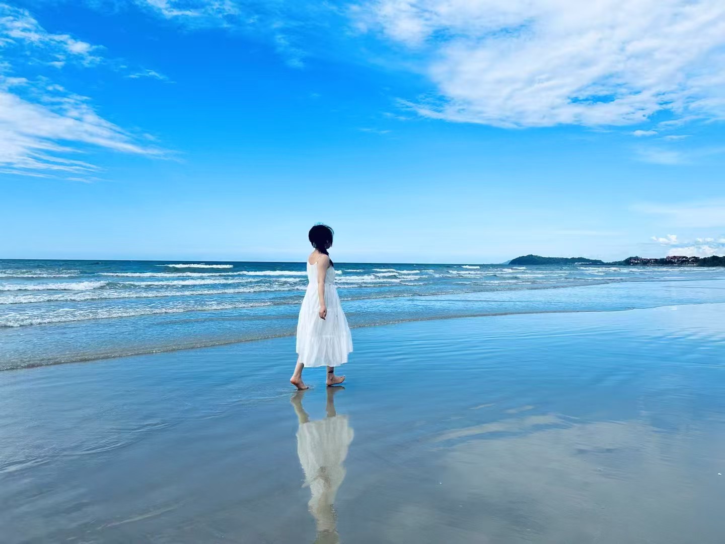 海岛度假与海边留白